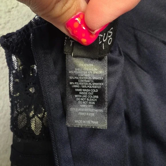 En Focus Studio Maxi Dress Womens 6 Floral Lace Mermaid Formal Prom Statement - Picture 16 of 16